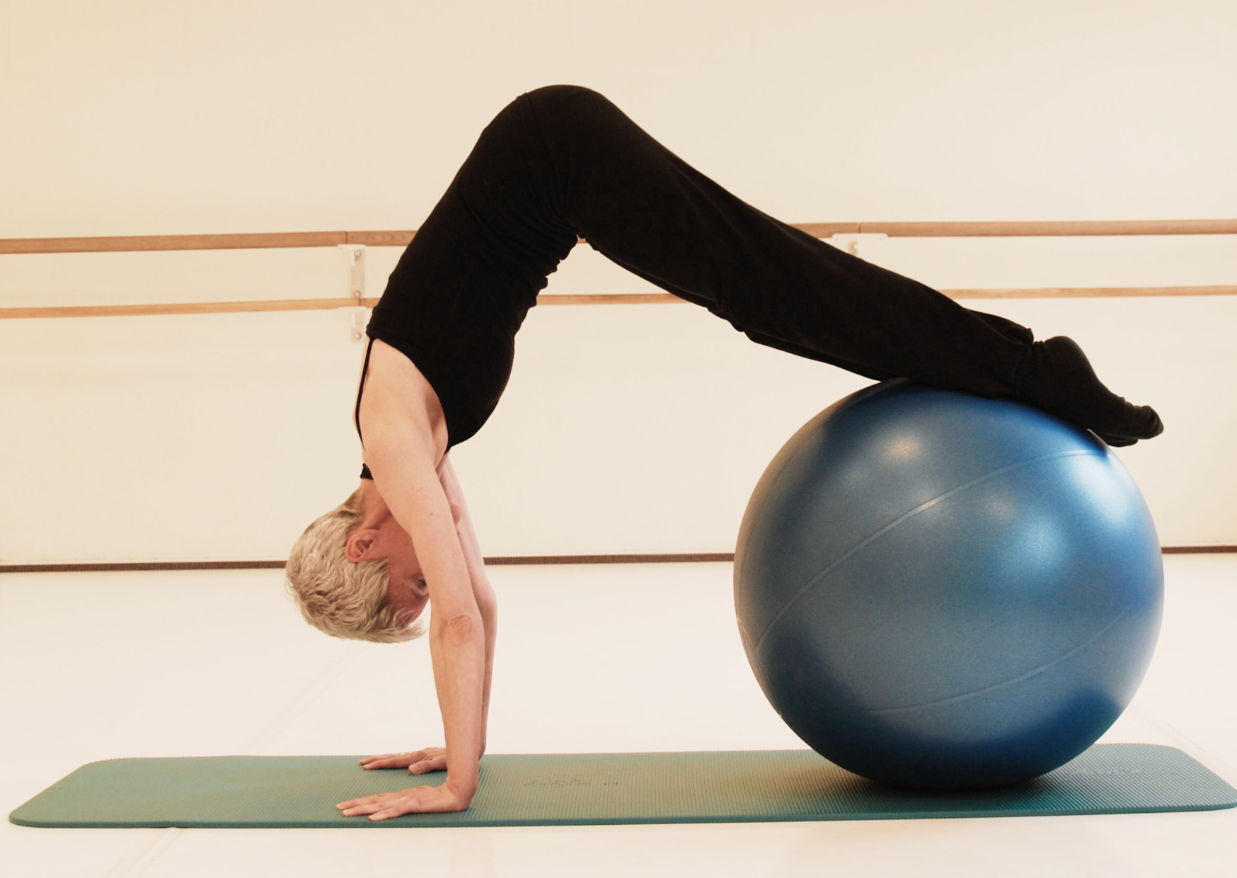 Foto Übung auf Ball