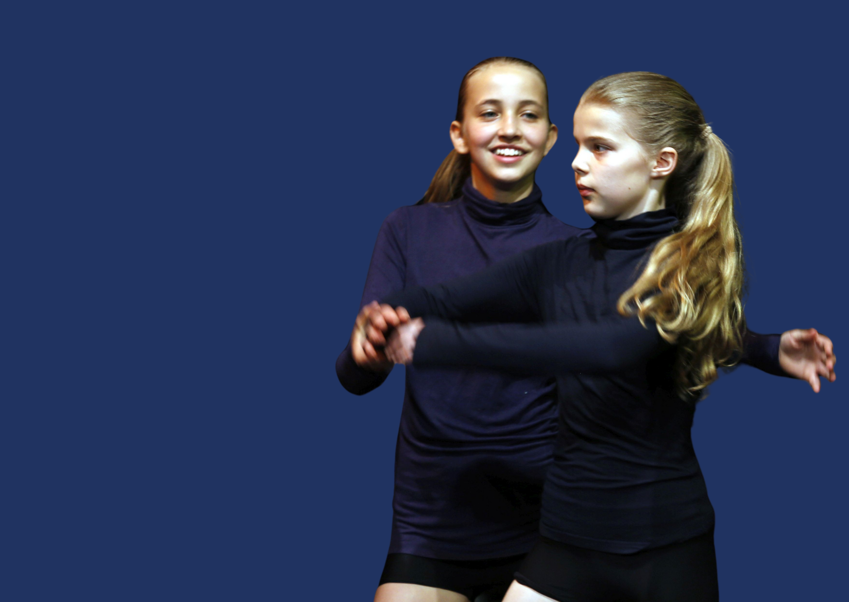 Foto zwei Tänzerinnen